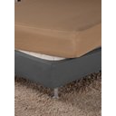 Ver imagem 2 de Saia Box Fit Cama de Casal Capa com Elástico Malha Helanca Se Ajusta Ao Box 1 Pç:cinza