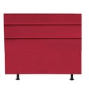 Ver imagem 3 de Cabeceira Estofada Argentina 140cm Casal para Cama Box Quarto Corino Vermelho - Gat Magazine