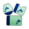 Jogo de Tapetes Patchwork Banheiro Golfinho - 1