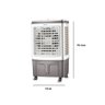 Climatizador de Ar Evaporativo Zlx-30 30litros 100w 4 Funções Branco 127v Zellox - 4