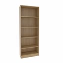 Ver imagem 2 de Estante Multiuso Office 59,8x160cm com 5 Nichos Amêndoa Me4141