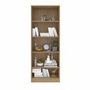 Ver imagem 3 de Estante Multiuso Office 59,8x160cm com 5 Nichos Amêndoa Me4141