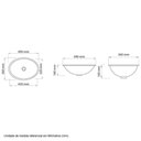 Ver imagem 2 de Cuba De Embutir Oval 49x36 Il600 Branca Icasa