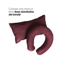 Ver imagem 6 de Maca Estética e Escada para Extensão de Cílios Veludo Bordo