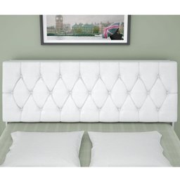Cabeceira Isis Casal - 1,38 – Branco/Branco 008 - 4 Cabeceira Isis Casal - 1,38 – Branco/Branco 008 - 4