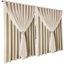 Ver imagem 2 de cortina blackout Livia corta luz 5,00 x 2,60 c/voal palha