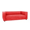 Ver imagem 2 de Sofá Namoradeira Amsterdam 1,40m Suede Vermelho - Inova Decorações