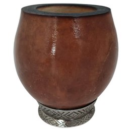 Cuia Coquinho Uruguaia Cuia de Porongo para Chimarrão Pequena Artesanal - 1