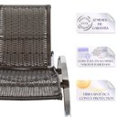 Ver imagem 3 de Conjunto 3 Espreguiçadeira em aluminio e fibra sintetica reclinavel Ipanema, piscina, - Argila