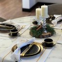 Ver imagem 6 de Xícara para Café com Pires em Porcelana Dubai 90ml Wolff Preto e Dourado
