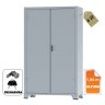 Armário de Aço c/ 02 portas REFORÇADO – PA 120 – 1,98×1,20×0,40m – CHAPA # 22 – AMAPA – 12115 - 1