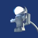 Ver imagem 2 de Luminária USB Astronauta com Cabo Flexível