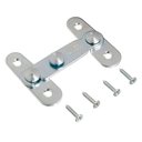 Ver imagem 1 de Fecho Chato para Janelas de Correr 60 mm Aço Cromado 656004 União Mundial Unitário