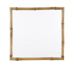 Prancha de vidro e bambu quadrada P
