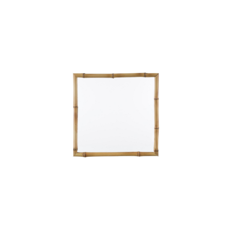 Prancha de vidro e bambu quadrada P