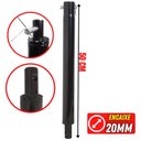 Ver imagem 3 de Haste Prolongadora em Ferro 50cm Para Perfuradores de Solo Com Diâmetro do Encaixe de 20mm