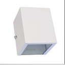 Ver imagem 1 de kit 3x Arandela de efeito 4 fachos branca + lâmpada Led 5W 3000k luminária externa e interna