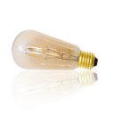 Ver imagem 1 de Lâmpada Pera LED Filamento 4W Âmbar E27 Bivolt Luminatti
