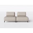 Ver imagem 5 de Sofá Dream Box Moderno Modular 2,0m Bege com Courino Terracota - Rede Móveis