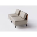 Ver imagem 4 de Sofá Dream Box Moderno Modular 2,0m Bege com Courino Terracota - Rede Móveis