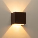 Ver imagem 3 de Kit 12 Arandelas 2 Fachos Slim Marrom Luminária Externa ou Interna St397