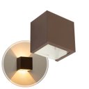 Ver imagem 1 de Kit 20 Arandelas 2 Fachos Slim Marrom Luminária Externa ou Interna St397