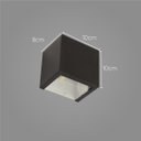 Ver imagem 1 de Kit 12 Arandela 2 Fachos Slim Preta + LED G9 5w 3000K Luminária Externa ou Interna St397