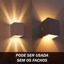 Ver imagem 5 de kit 3x Arandela de efeito 6 fachos preta luminária externa e interna st566