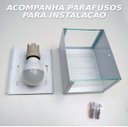 Ver imagem 5 de Arandela frisada 2 focos grande e27 + lâmpada led 12w 6000k - luminária preta luz branco frio
