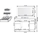 Ver imagem 7 de Penteadeira Camarim Clean - Branco/Amadeirado mo