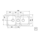 Ver imagem 3 de Cuba Sobrepor Inox 100x50 2c1/2 Fmono - 93831103 - Tramontina Teec