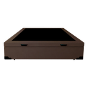 Ver imagem 3 de Cama Box Baú Casal Premier Acolchões Matelado Marrom 41x138x188