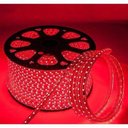Ver imagem 1 de Mangueira Fita Led Vermelho 100 Metros Achatada Efeito Natal 127v Ip66 Externa + 4 Conectores