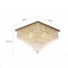 Luminária Plafon de Cristal Legitimo Âmbar 40x40cm G9 - 4