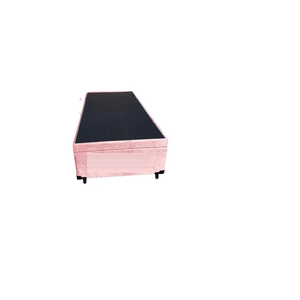 Cama Box Baú Solteiro Blindado Suede Rosé