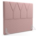 Ver imagem 5 de Cabeceira Cama Box Casal 140 cm Aurora W01 Linho Rosa - Lyam Decor