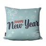 Kit 4 Almofadas Mdecore Feliz Natal Happy New Year Colorido - 4