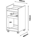 Ver imagem 4 de Carrinho de Bar Artely Brito 3275 Mdp Preto