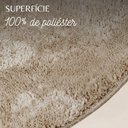 Ver imagem 4 de Tapete Sala Milano Soft Orgânico Antiderrapante:Trigo/1.98x2.48