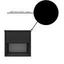 Ver imagem 6 de Kit 2 Mesas de Cabeceira Suspensa Retrô 1 Gaveta 100% Mdf Plancasa:preto
