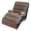 Ver imagem 1 de Sofa Poltrona Inflavel de Camping e Praia Aveludada 100kg