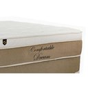 Ver imagem 2 de Cama Box Queen: Colchão Molas Luckspuma MasterPocket Ensacadas Comfortable Dream + Base CRC Suede