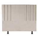 Ver imagem 4 de Cabeceira Cama Box Queem Estofada Grécia 160 Cm Linho:cinza Claro
