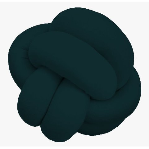 Almofada de nó Escandinavo Verde Musgo