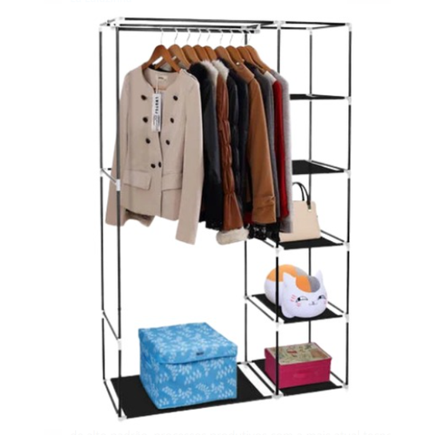 Armario Arara de Roupa Vertical Sapateira Luxo