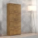 Ver imagem 3 de Sapateira Safira 4 Portas – Castanho