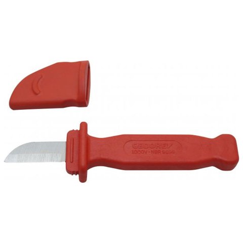 Faca Desencapadora de Cabos Reta Isolada NR10 Gedore 035100 035100