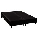 Ver imagem 1 de Base Box Bipartido King Sintetico Premium Santo Box Bipartido 40x192x203:preto