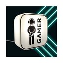 Ver imagem 2 de Luminária Box Quadro decorativo Branco Gamer com fio