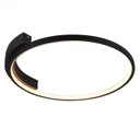 Ver imagem 1 de Plafon Bambolê Preto 40cm LED 24W 3000K Bivolt Fo026Sb Bella